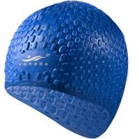 Шапочка для плавания силиконовая Bubble Cap (синяя) B31552